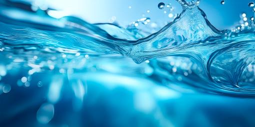 Water representing treatment of PFAS in water.